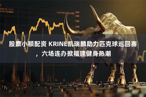 股票小额配资 KRINE凯瑞麟助力匹克球巡回赛，六场连办掀福建健身热潮