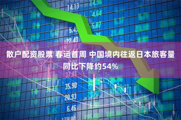 散户配资股票 春运首周 中国境内往返日本旅客量同比下降约54%